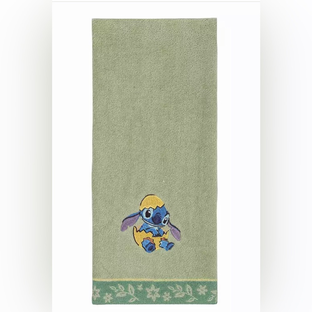 Stitch Embroidered Towel - Baby Stitch Design in Easter egg